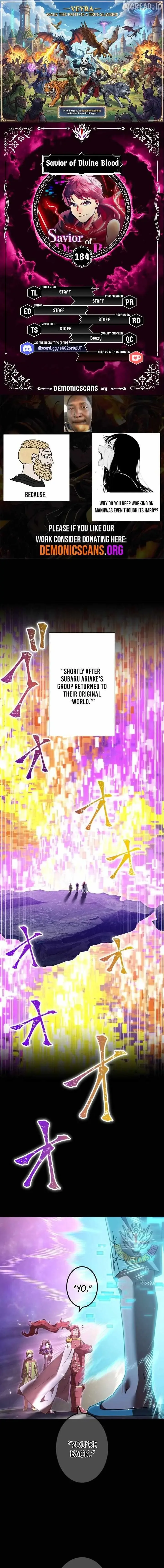 Savior of Divine Blood ~Draw Out 0.00000001% To Become the Strongest~ Chapter 184 page 1