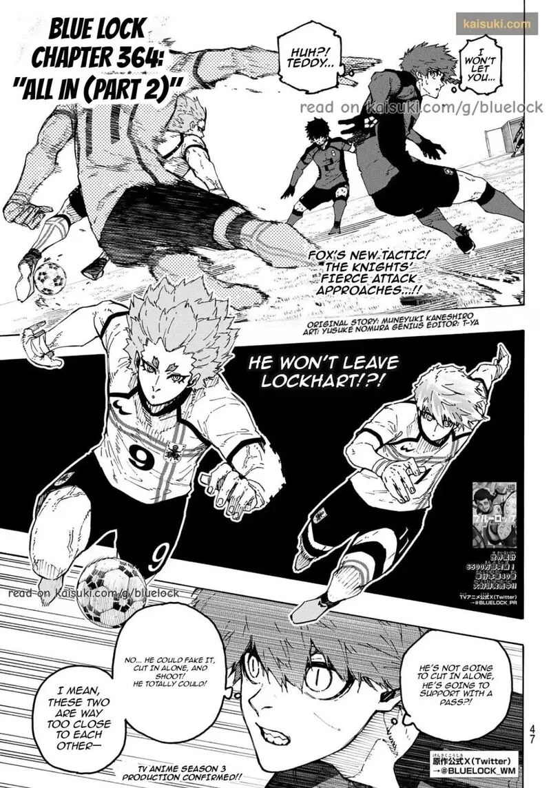 Blue Lock Chapter 364.2 page 1
