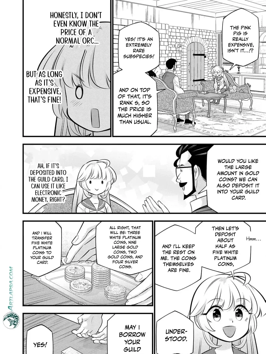 Tensei Youjo wa Owabi Cheat de Isekai Going My Way Chapter 32 page 9