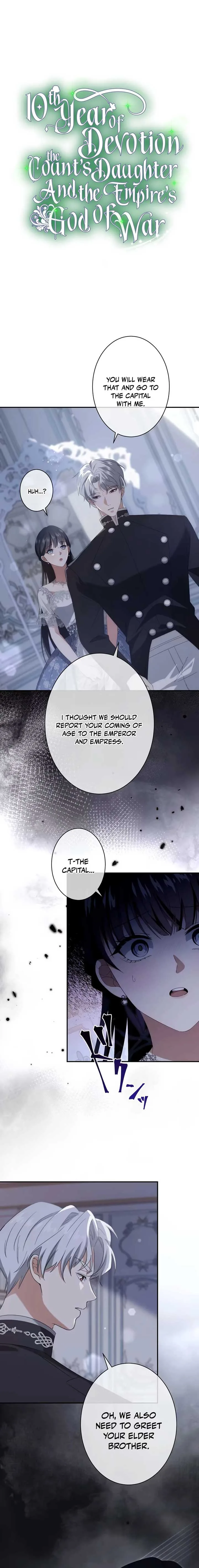 Tenth Year of Devotion: The Count’s Daughter and the Empire’s God of War Chapter 4 page 2