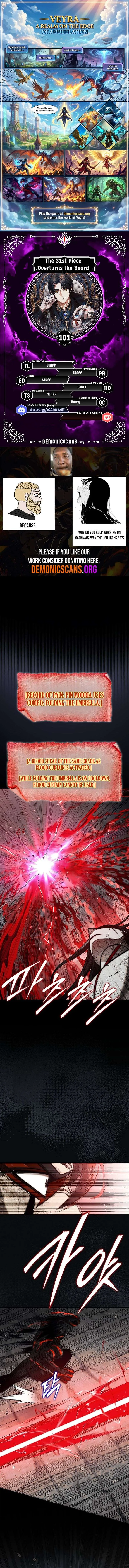 The 31st Piece Turns the Tables Chapter 101 page 2