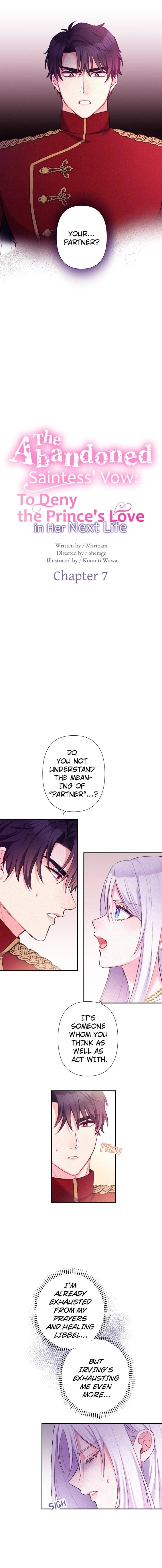 The Abandoned Saintess’s Vow: To Deny the Prince’s Love in Her Next Life Chapter 7 page 2