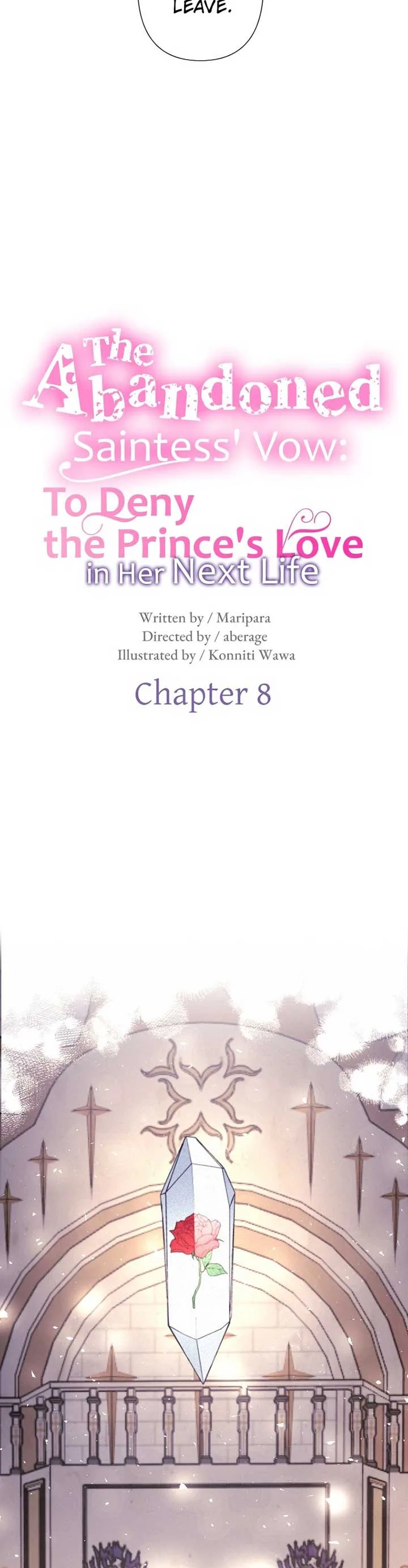 The Abandoned Saintess’s Vow: To Deny the Prince’s Love in Her Next Life Chapter 8 page 8