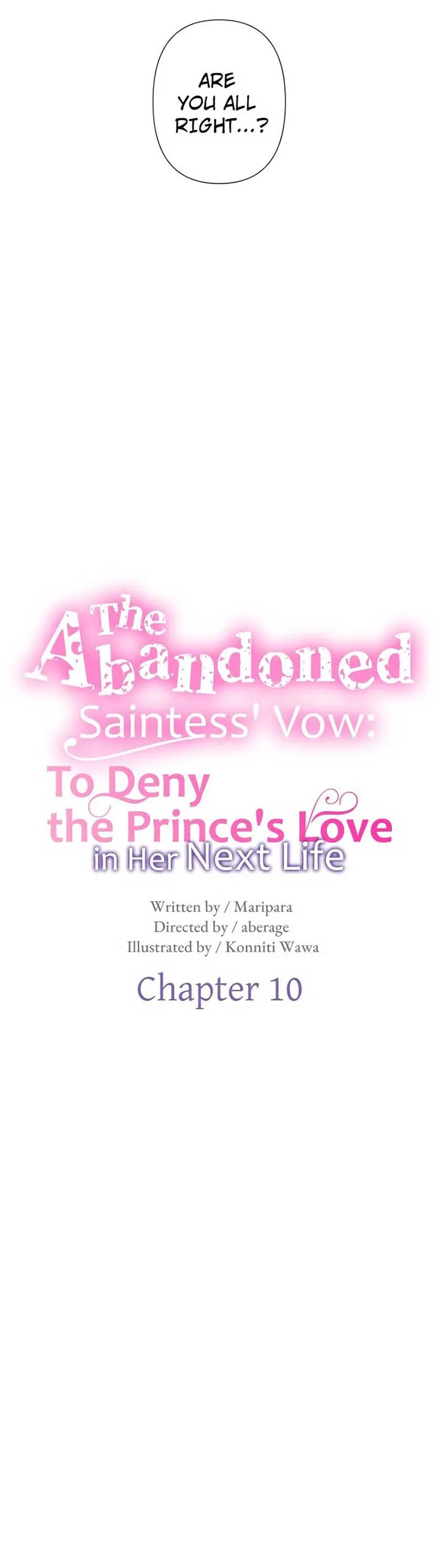 The Abandoned Saintess’s Vow: To Deny the Prince’s Love in Her Next Life Chapter 9 page 6
