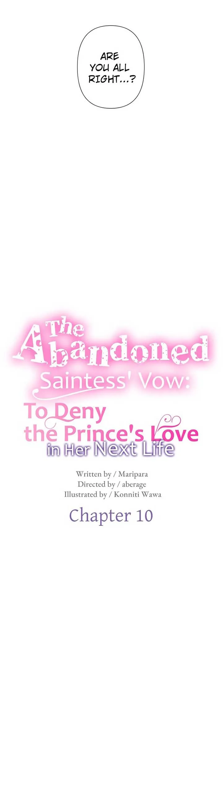 The Abandoned Saintess’s Vow: To Deny the Prince’s Love in Her Next Life Chapter 10 page 6