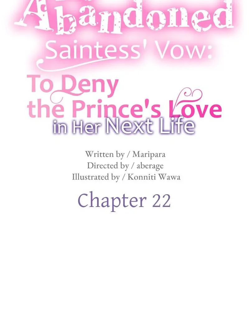 The Abandoned Saintess’s Vow: To Deny the Prince’s Love in Her Next Life Chapter 22 page 18