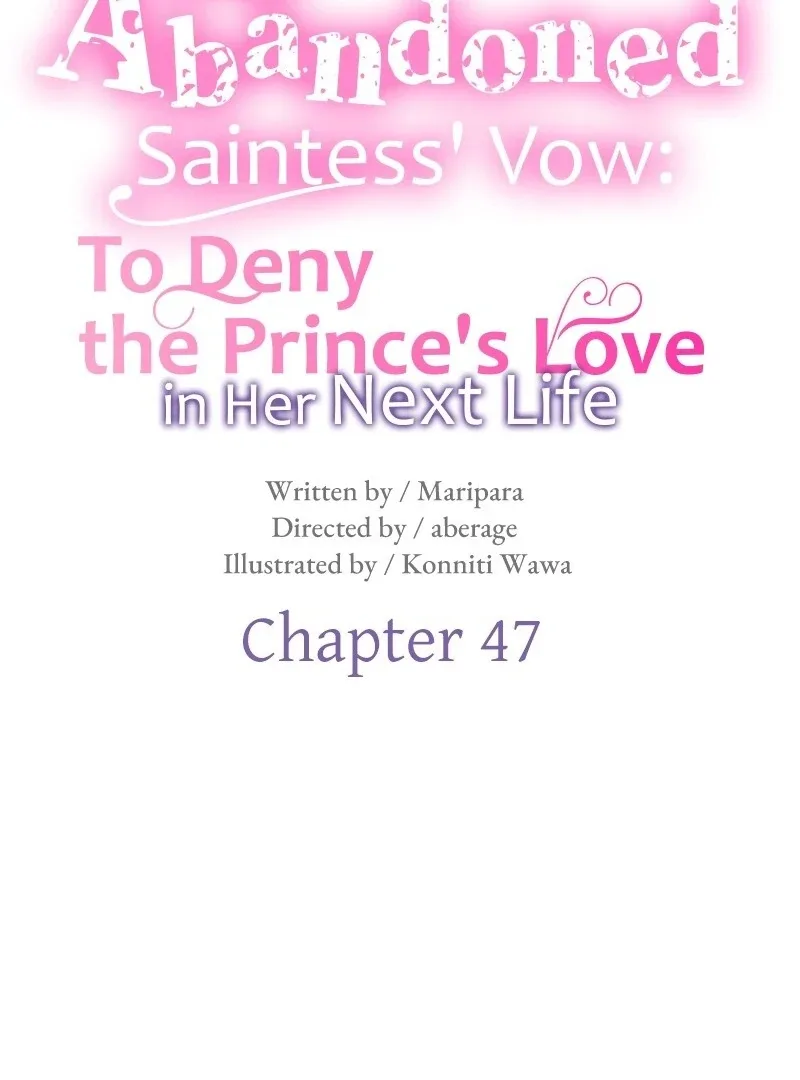 The Abandoned Saintess’s Vow: To Deny the Prince’s Love in Her Next Life Chapter 47 page 11