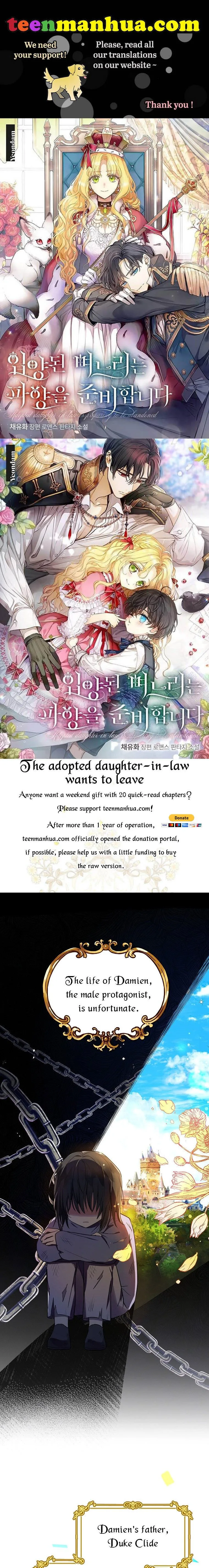 The adopted daughter-in-law wants to leave Chapter 2 page 2