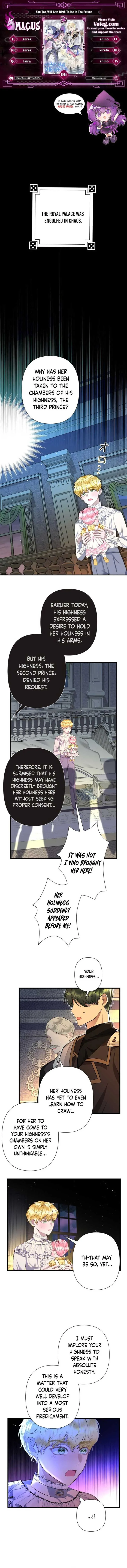 The Baby Saint wants to avoid a bad future; you will give birth to me later Chapter 6 page 2