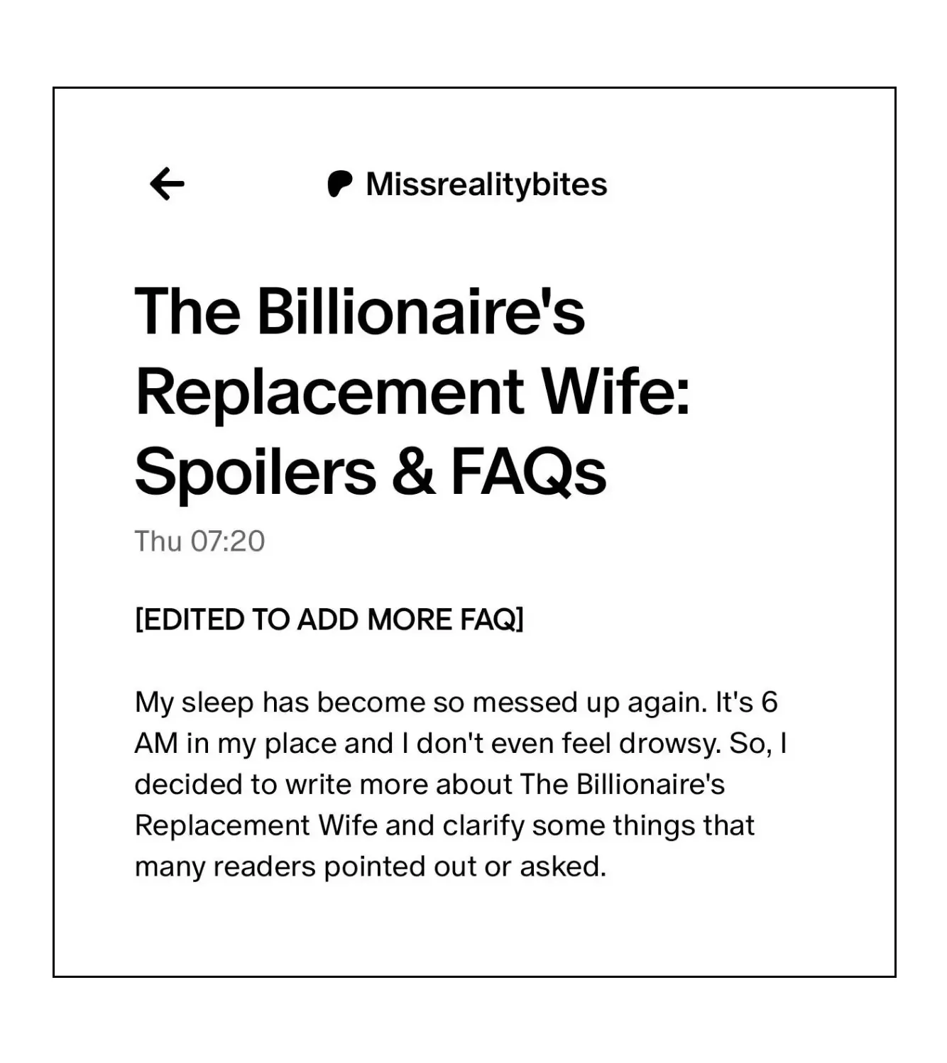 The Billionaire’s Replacement Wife Chapter 10 page 21