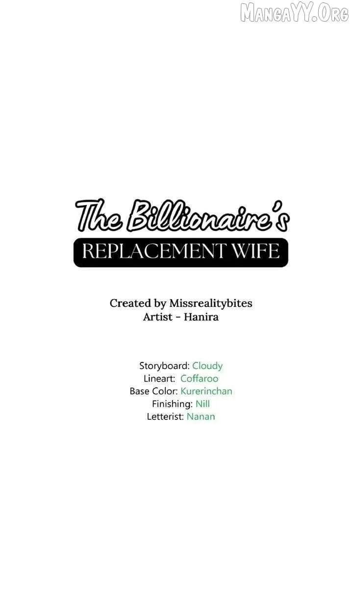 The Billionaire’s Replacement Wife Chapter 59 page 62