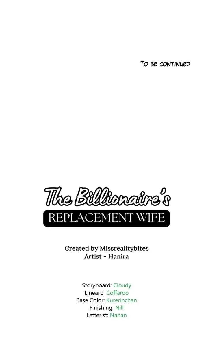 The Billionaire’s Replacement Wife Chapter 58 page 58
