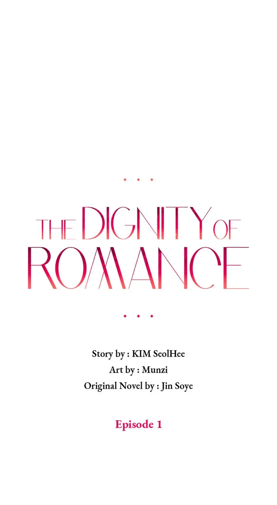 The Dignity Of Romance Chapter 1 page 3