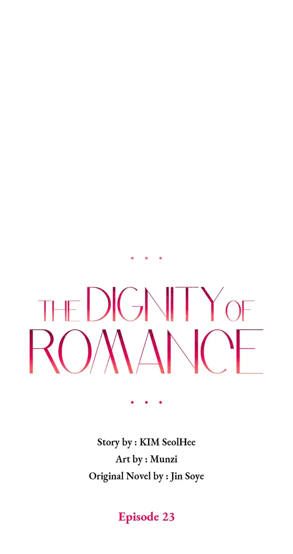 The Dignity Of Romance Chapter 23 page 6