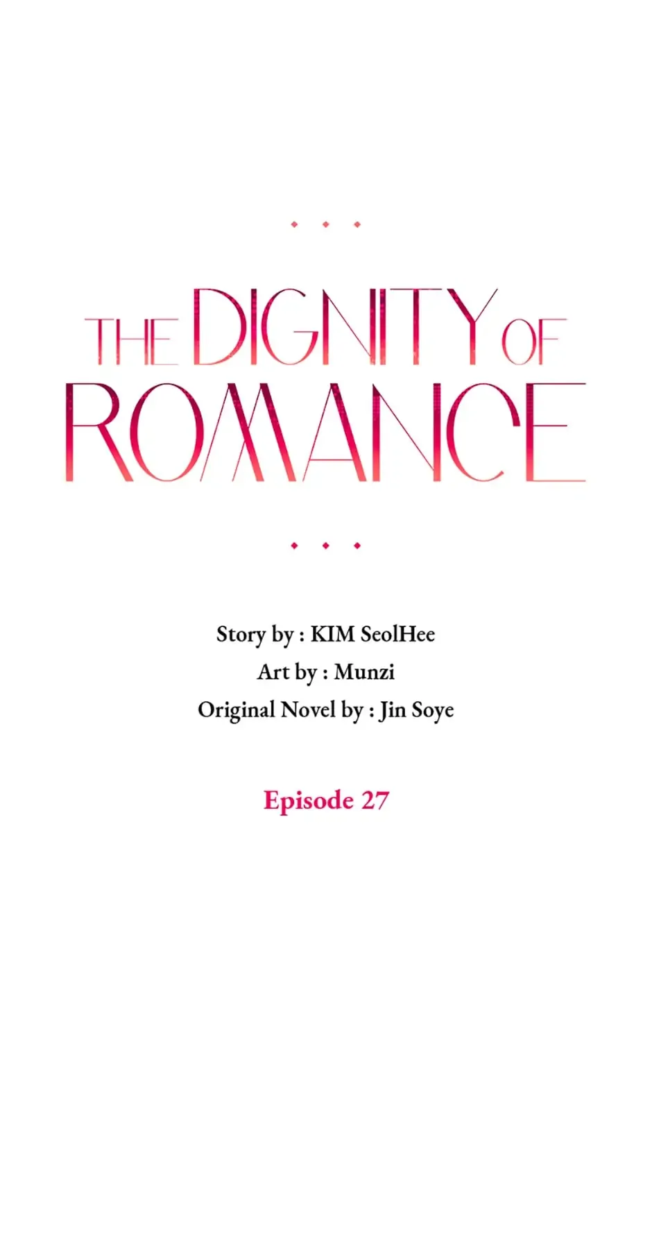 The Dignity Of Romance Chapter 27 page 2