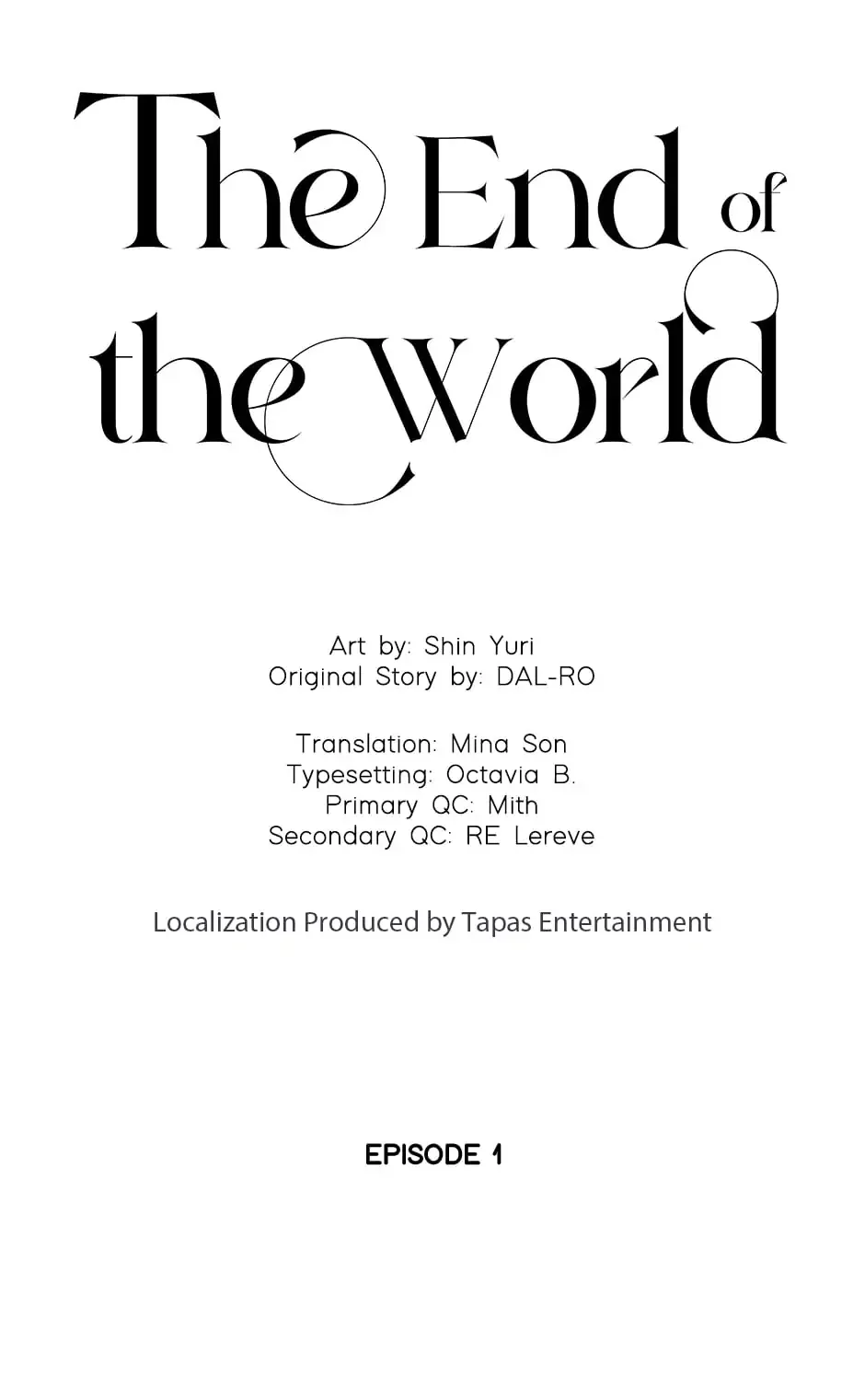 The End of the World Chapter 1 page 2