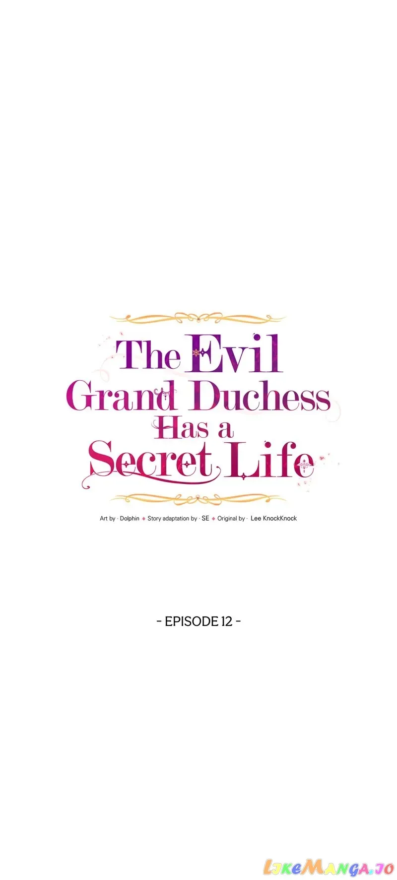 The Evil Grand Duchess Has a Secret Life Chapter 12 page 2