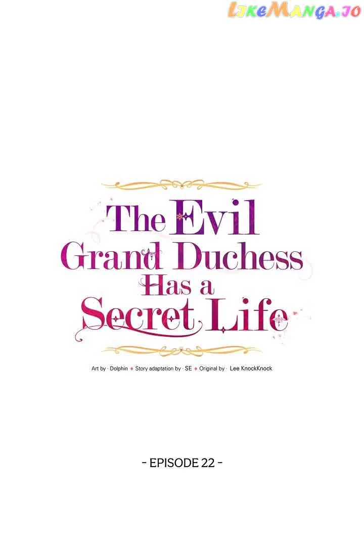 The Evil Grand Duchess Has a Secret Life Chapter 22 page 23