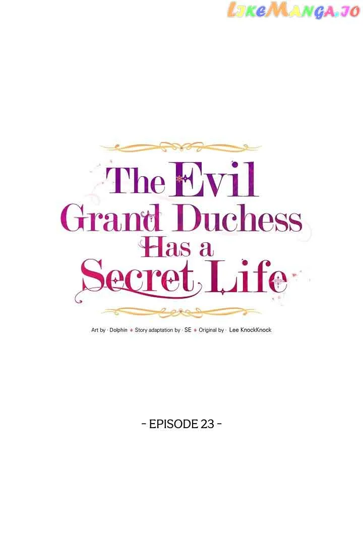 The Evil Grand Duchess Has a Secret Life Chapter 23 page 14