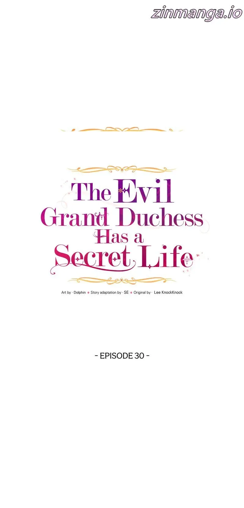 The Evil Grand Duchess Has a Secret Life Chapter 30 page 30