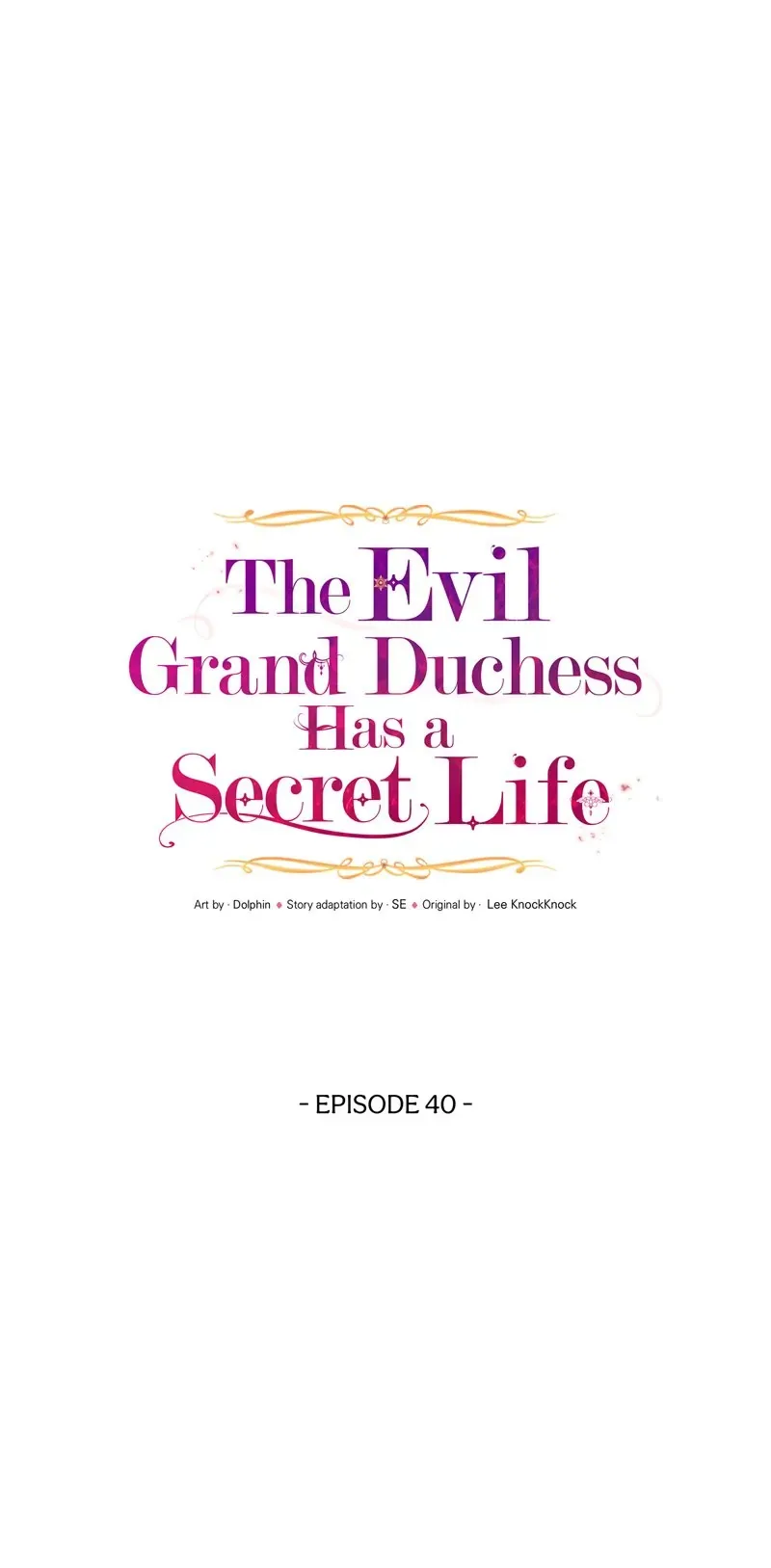 The Evil Grand Duchess Has a Secret Life Chapter 40 page 46
