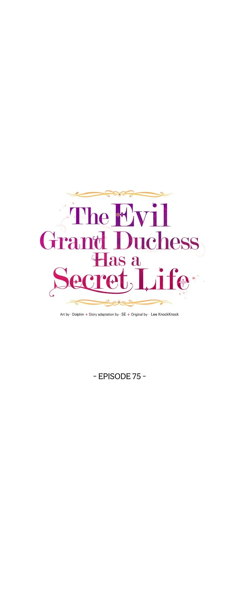 The Evil Grand Duchess Has a Secret Life Chapter 75 page 35