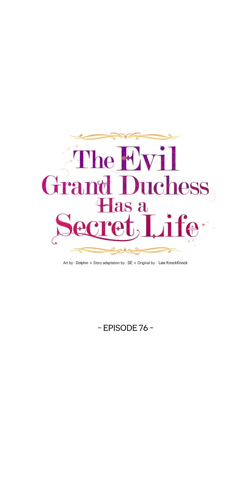 The Evil Grand Duchess Has a Secret Life Chapter 76 page 17