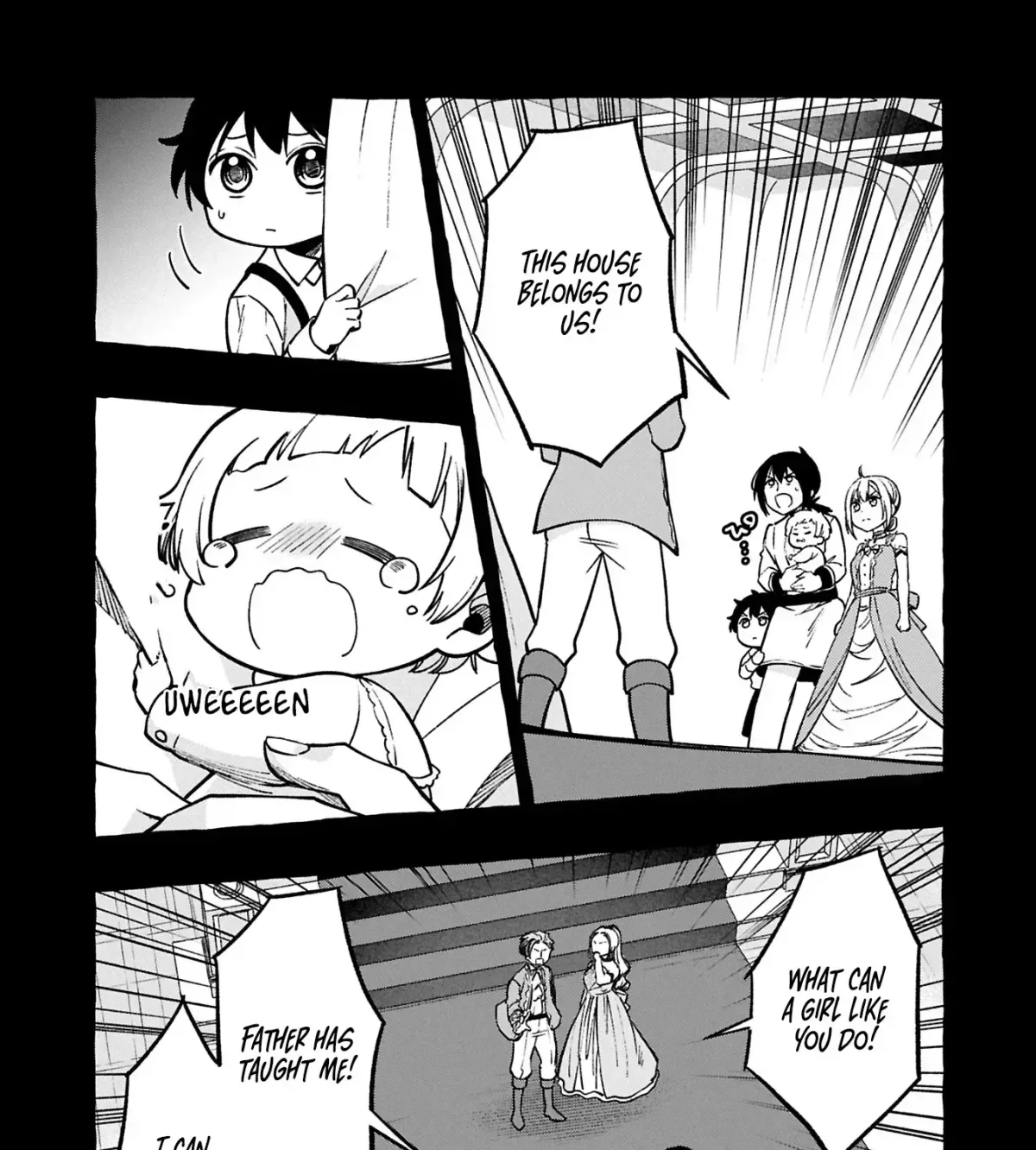 The Four Noble Siblings Won’t Give Up! ~Even Though We’re Little, We’ll Protect Our Precious Family Together with Our Big Fluffy Friends! Chapter 1 page 30
