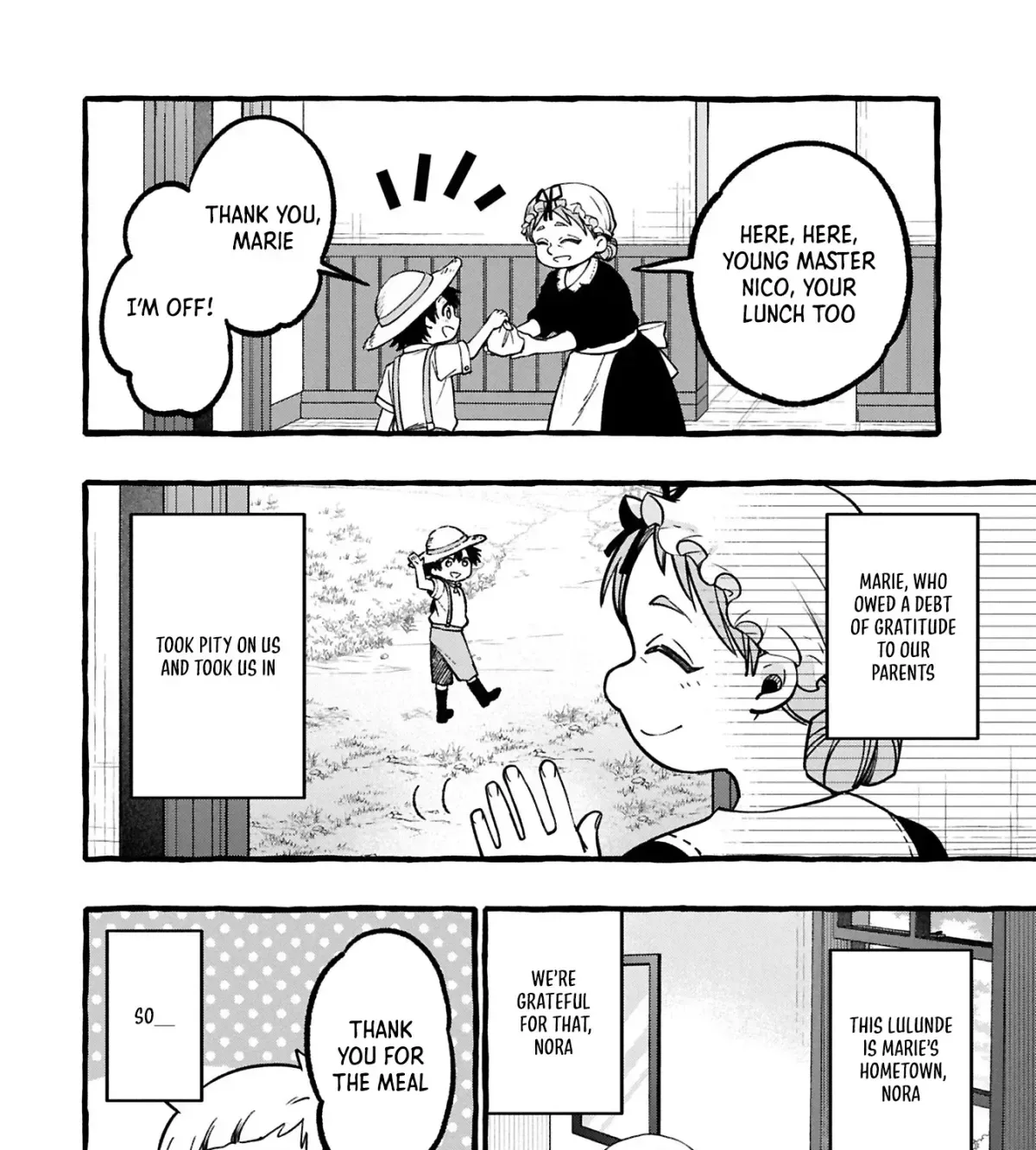 The Four Noble Siblings Won’t Give Up! ~Even Though We’re Little, We’ll Protect Our Precious Family Together with Our Big Fluffy Friends! Chapter 1 page 36