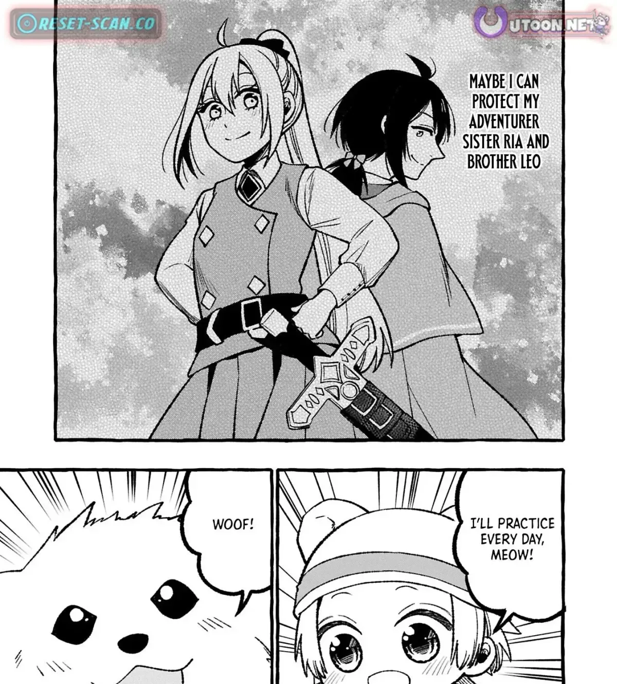 The Four Noble Siblings Won’t Give Up! ~Even Though We’re Little, We’ll Protect Our Precious Family Together with Our Big Fluffy Friends! Chapter 2.2 page 2