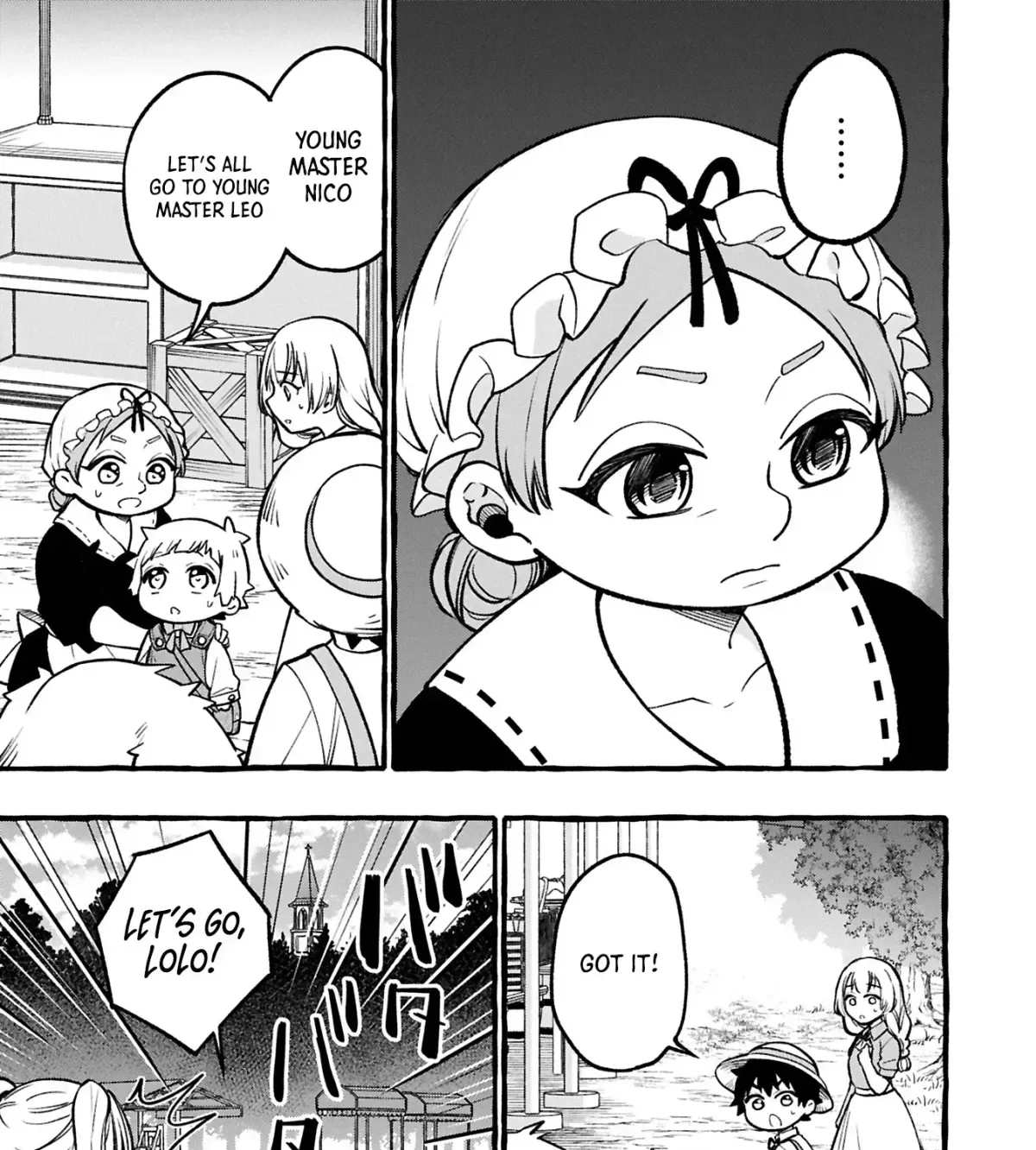 The Four Noble Siblings Won’t Give Up! ~Even Though We’re Little, We’ll Protect Our Precious Family Together with Our Big Fluffy Friends! Chapter 3.2 page 22