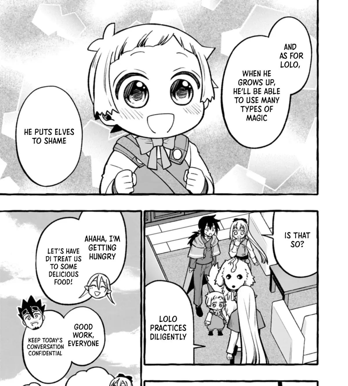 The Four Noble Siblings Won’t Give Up! ~Even Though We’re Little, We’ll Protect Our Precious Family Together with Our Big Fluffy Friends! Chapter 5.1 page 30