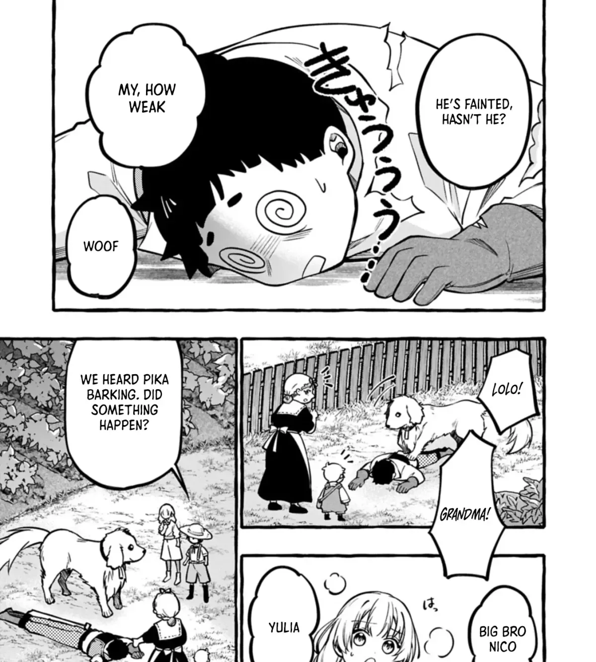 The Four Noble Siblings Won’t Give Up! ~Even Though We’re Little, We’ll Protect Our Precious Family Together with Our Big Fluffy Friends! Chapter 6.1 page 14