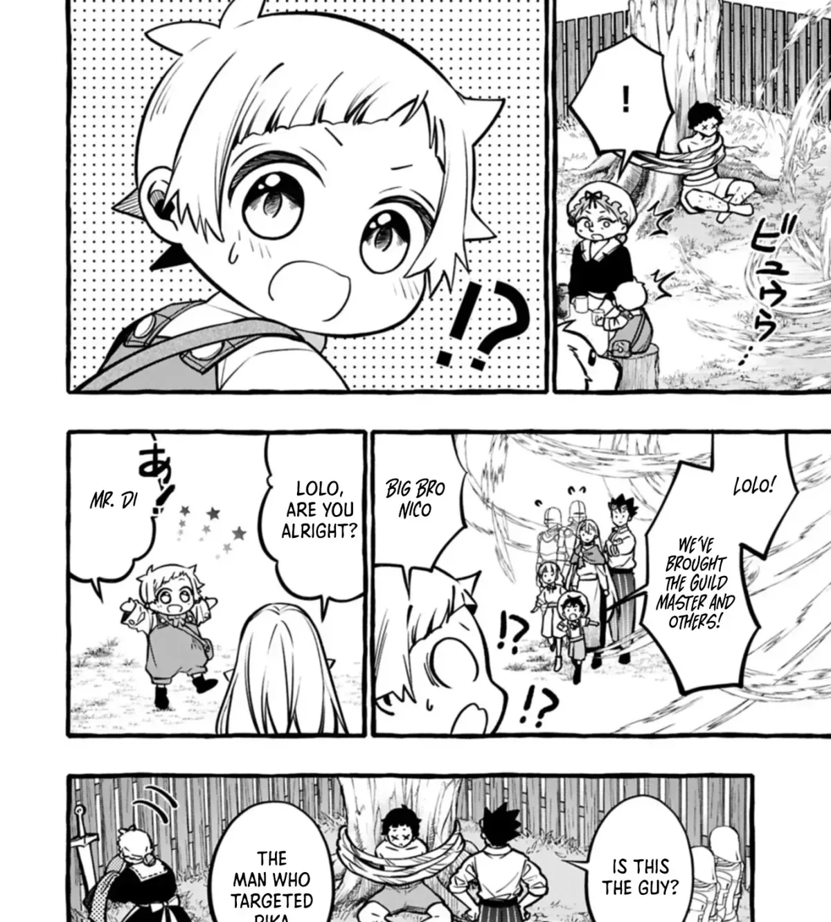 The Four Noble Siblings Won’t Give Up! ~Even Though We’re Little, We’ll Protect Our Precious Family Together with Our Big Fluffy Friends! Chapter 6.1 page 32
