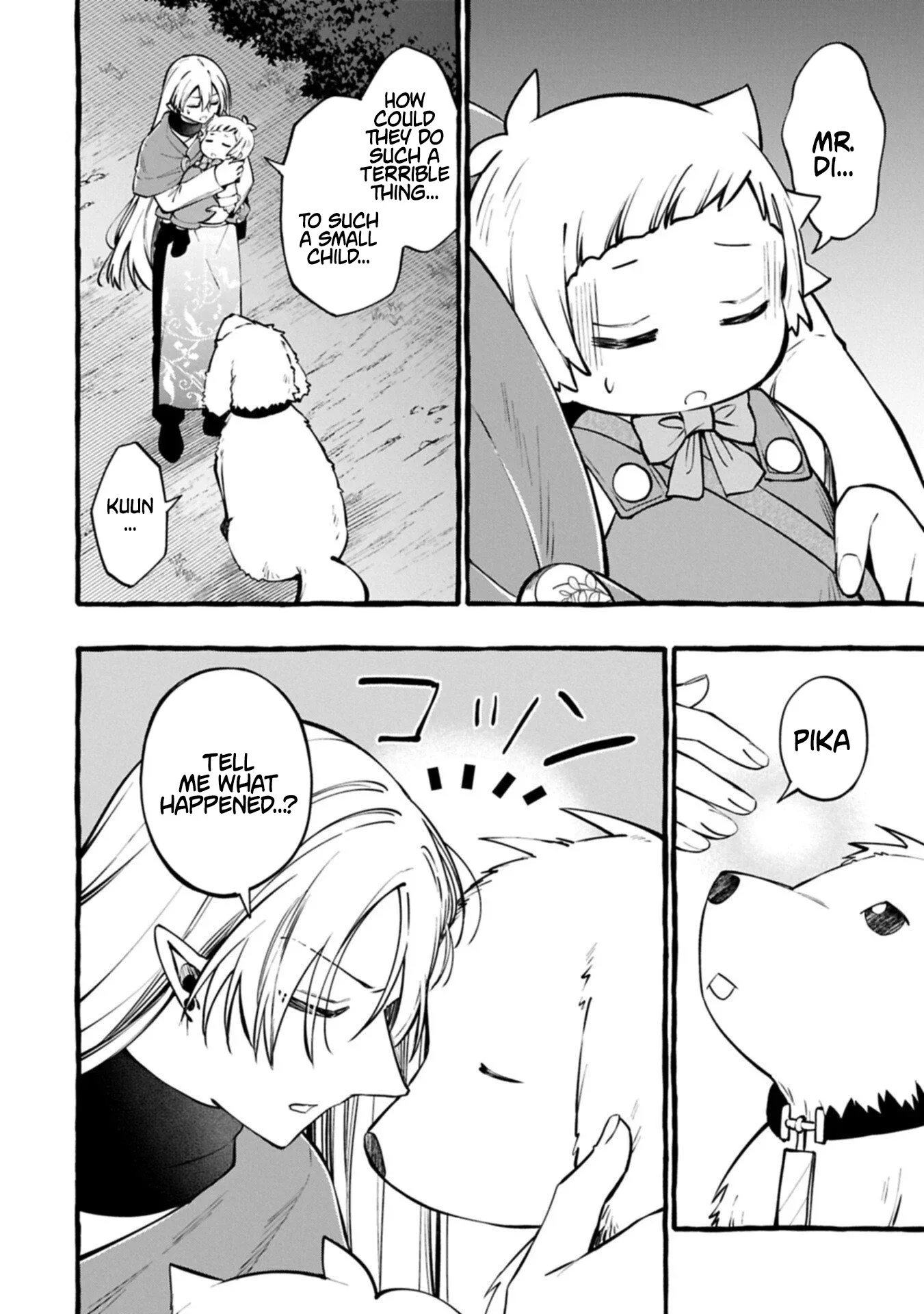 The Four Noble Siblings Won’t Give Up! ~Even Though We’re Little, We’ll Protect Our Precious Family Together with Our Big Fluffy Friends! Chapter 12.1 page 4