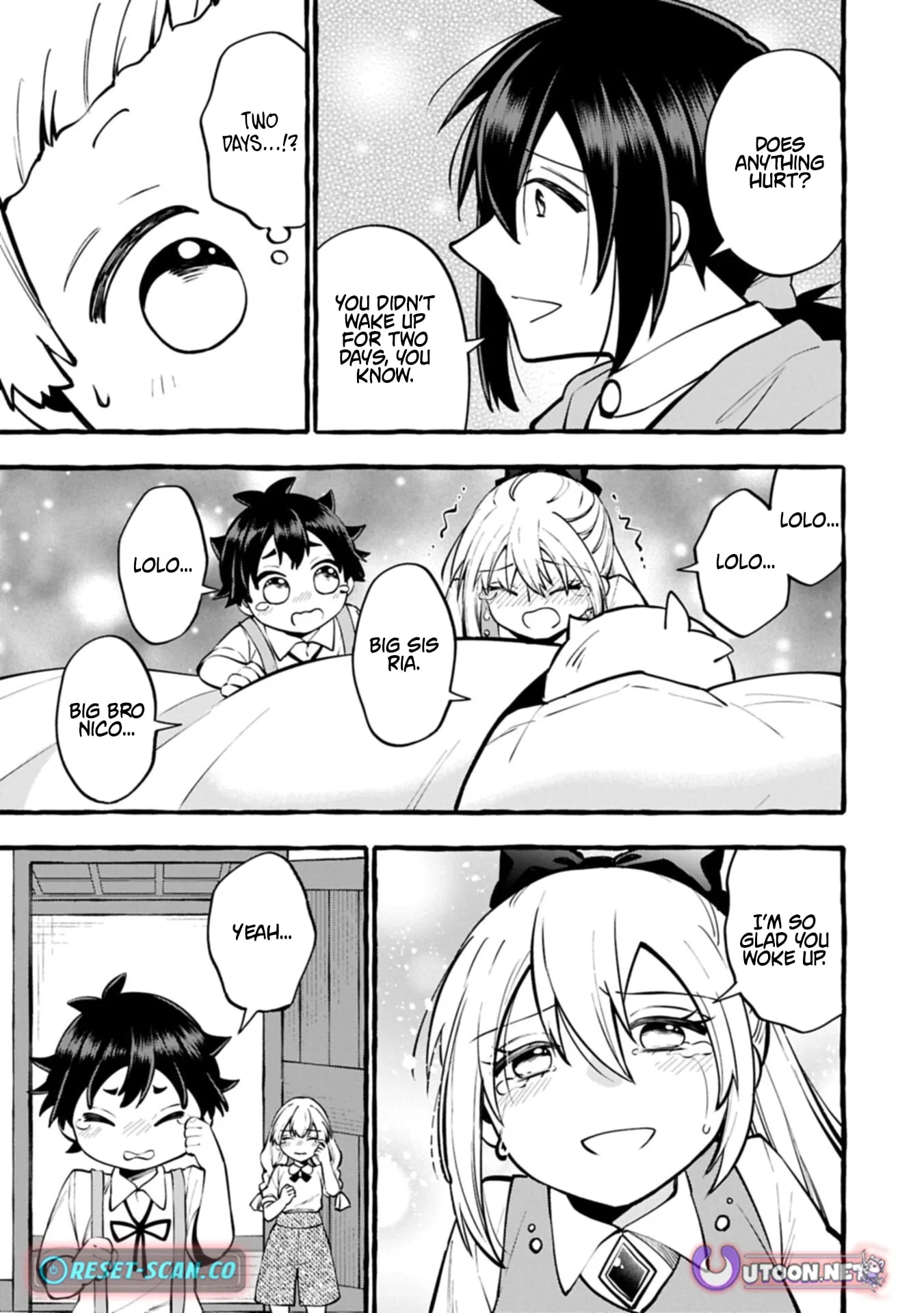 The Four Noble Siblings Won’t Give Up! ~Even Though We’re Little, We’ll Protect Our Precious Family Together with Our Big Fluffy Friends! Chapter 13.1 page 14