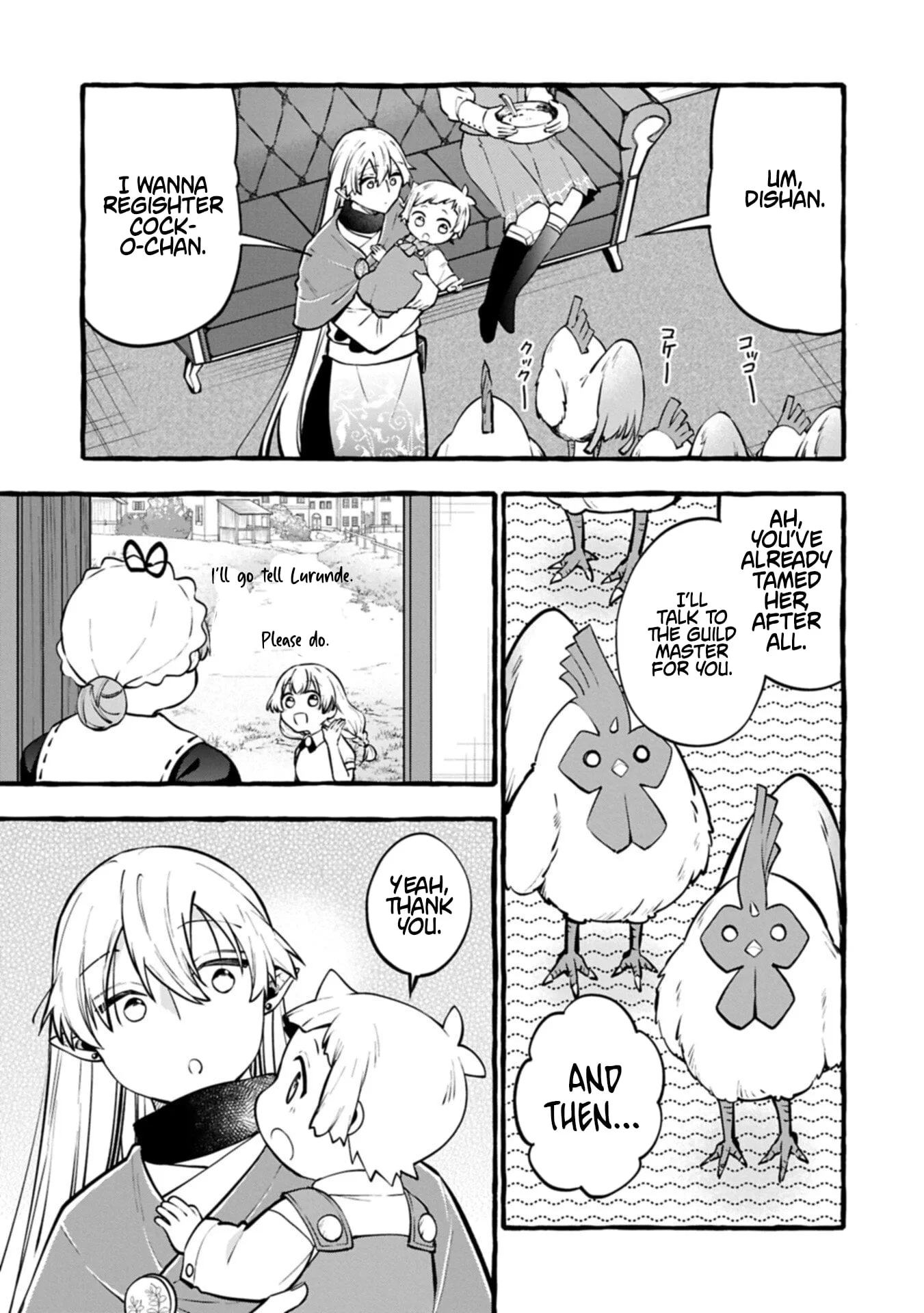 The Four Noble Siblings Won’t Give Up! ~Even Though We’re Little, We’ll Protect Our Precious Family Together with Our Big Fluffy Friends! Chapter 13.2 page 8