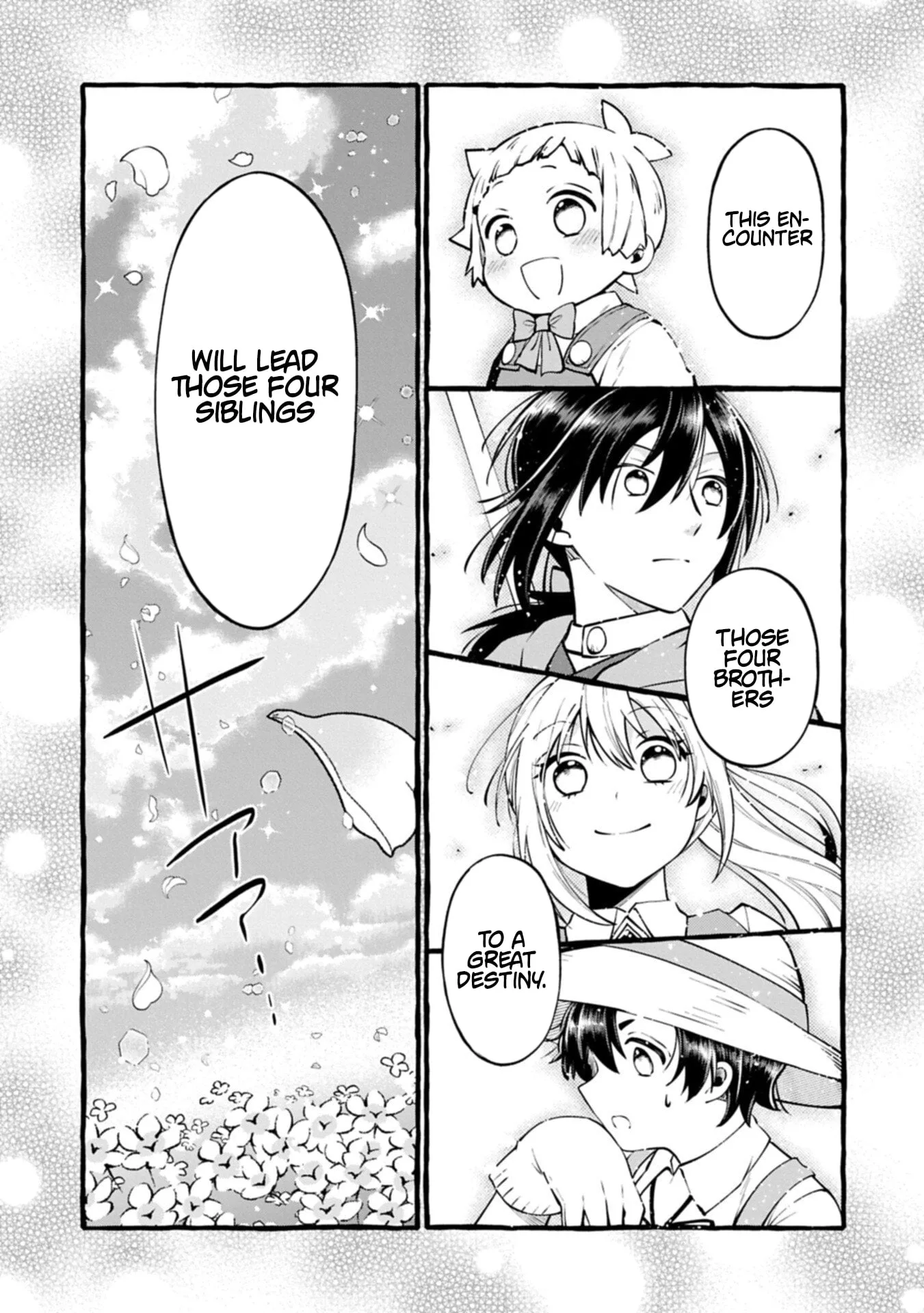 The Four Noble Siblings Won’t Give Up! ~Even Though We’re Little, We’ll Protect Our Precious Family Together with Our Big Fluffy Friends! Chapter 13.2 page 14