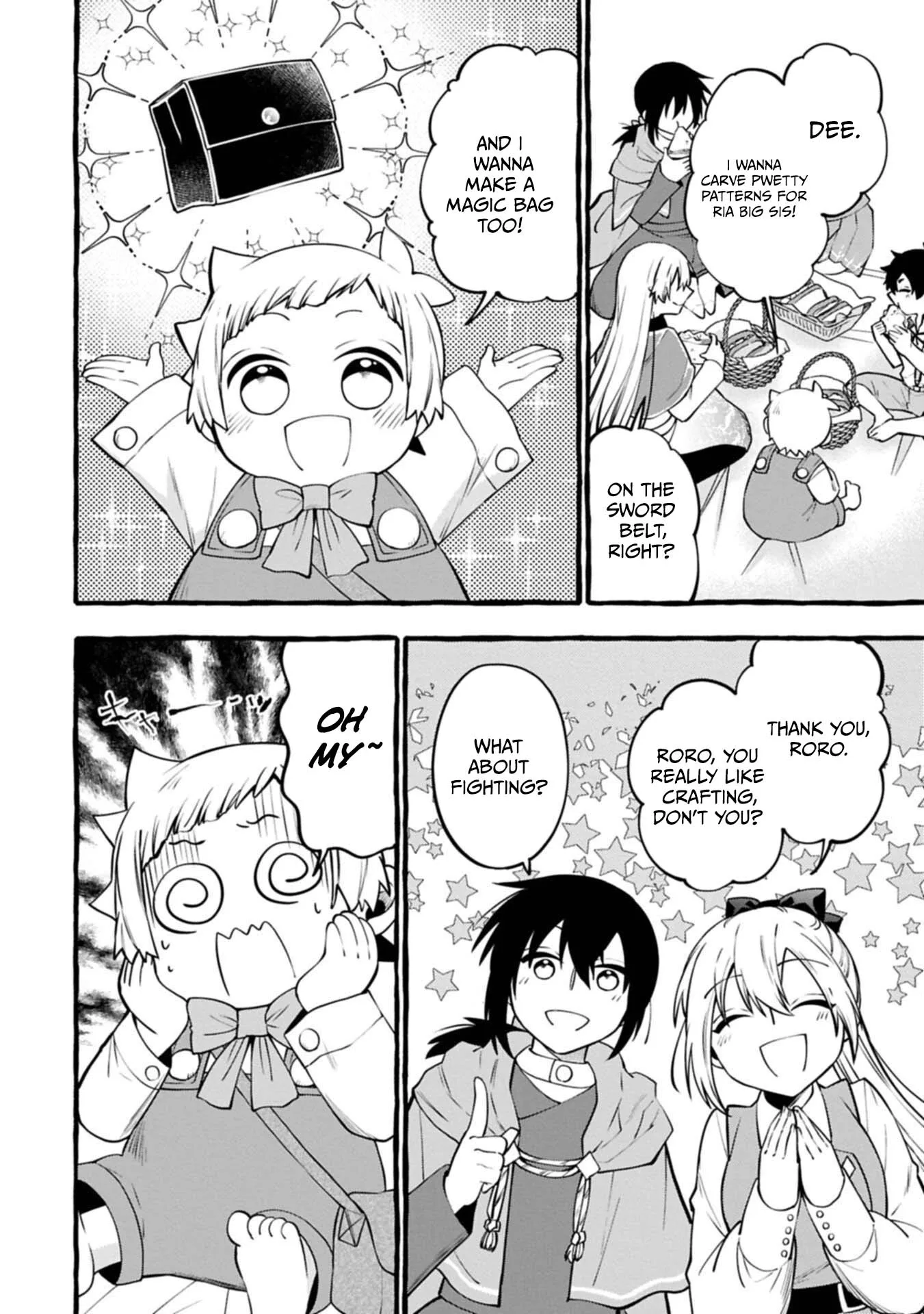 The Four Noble Siblings Won’t Give Up! ~Even Though We’re Little, We’ll Protect Our Precious Family Together with Our Big Fluffy Friends! Chapter 14.2 page 3