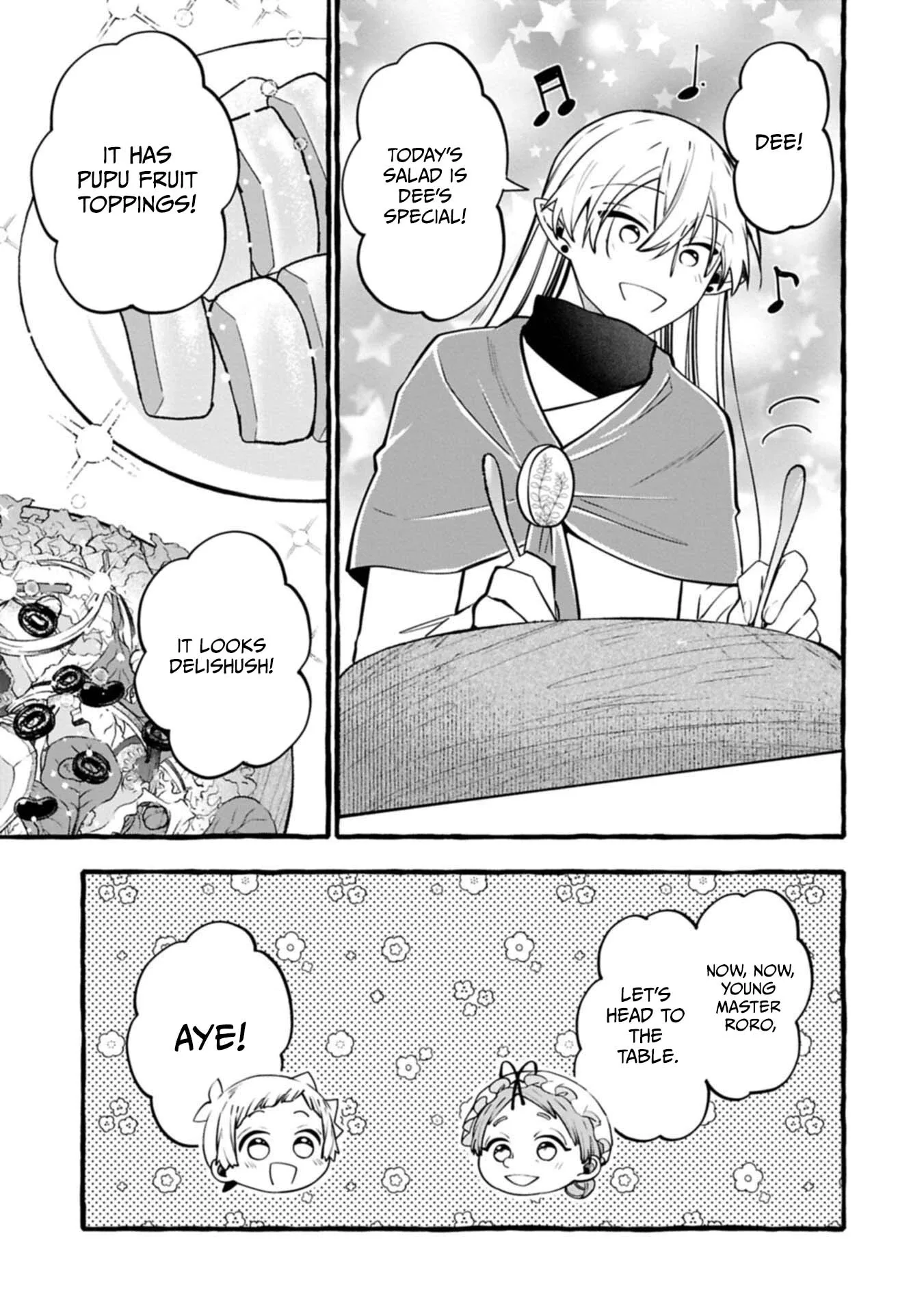 The Four Noble Siblings Won’t Give Up! ~Even Though We’re Little, We’ll Protect Our Precious Family Together with Our Big Fluffy Friends! Chapter 14.2 page 12