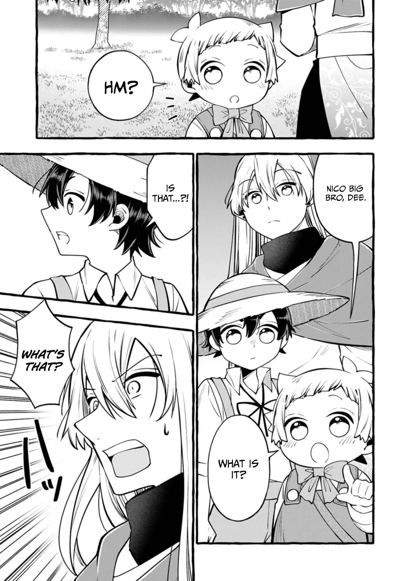 The Four Noble Siblings Won’t Give Up! ~Even Though We’re Little, We’ll Protect Our Precious Family Together with Our Big Fluffy Friends! Chapter 14.1 page 8