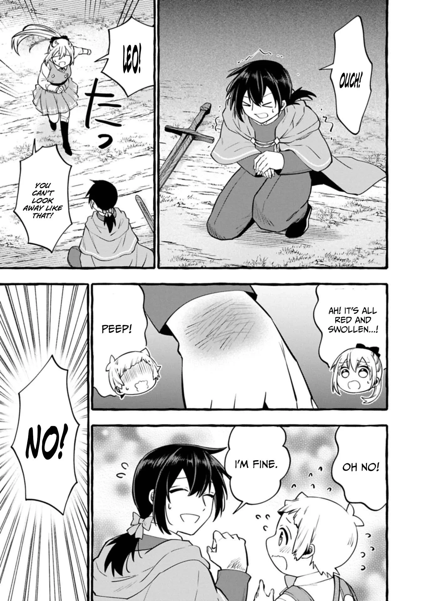 The Four Noble Siblings Won’t Give Up! ~Even Though We’re Little, We’ll Protect Our Precious Family Together with Our Big Fluffy Friends! Chapter 15.2 page 8