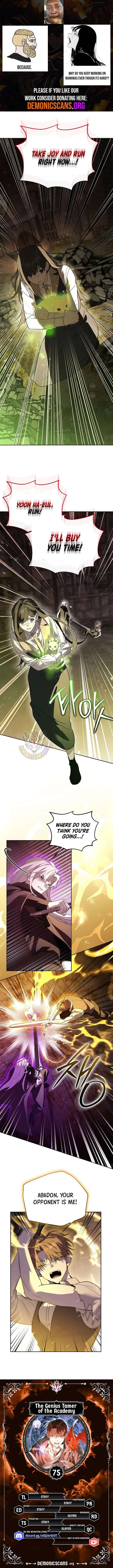 The Genius Tamer of the Academy Chapter 75 page 1