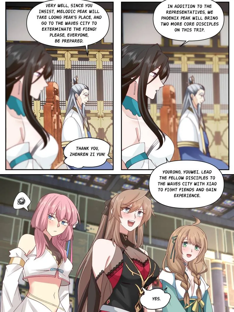 The Great Villain Senior Brother and All of His Yandere Junior Sisters Chapter 58 page 17