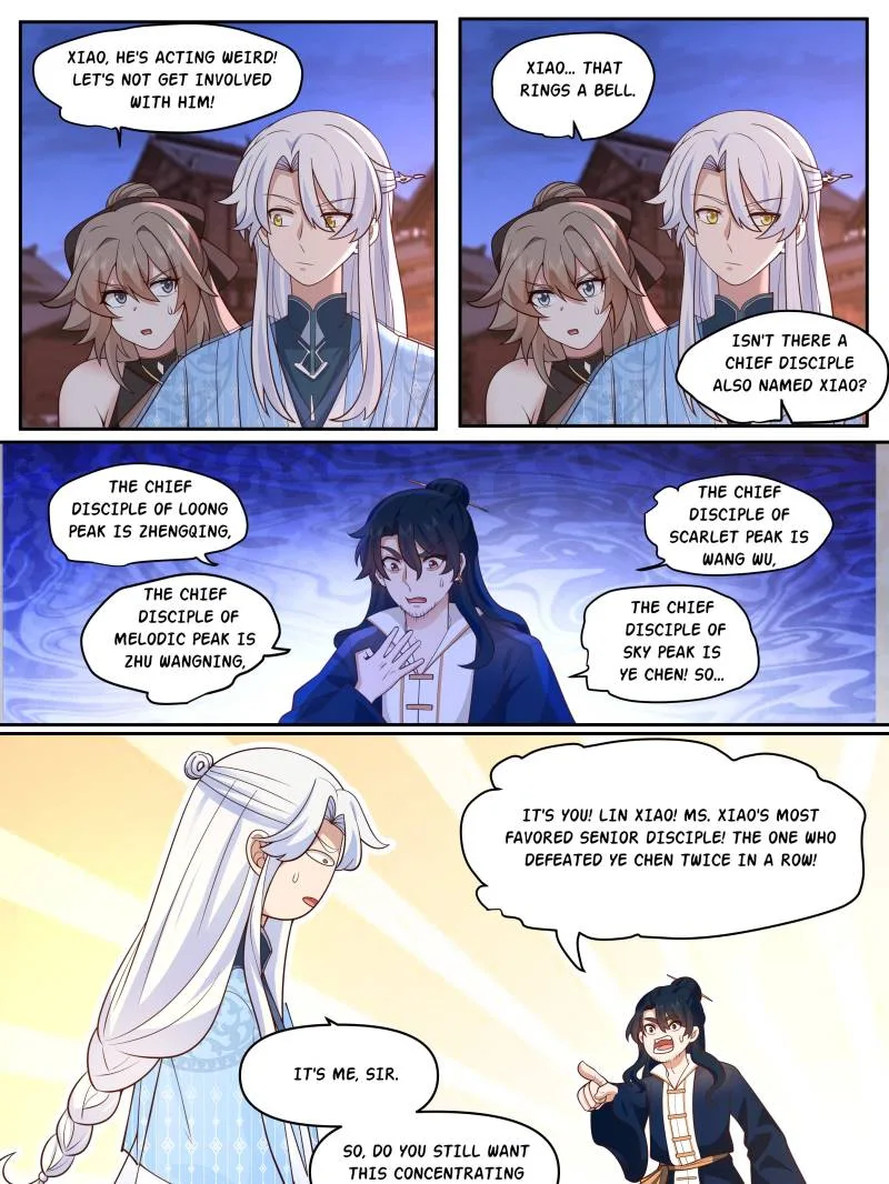 The Great Villain Senior Brother and All of His Yandere Junior Sisters Chapter 63 page 9