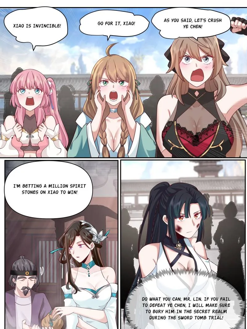 The Great Villain Senior Brother and All of His Yandere Junior Sisters Chapter 76 page 9