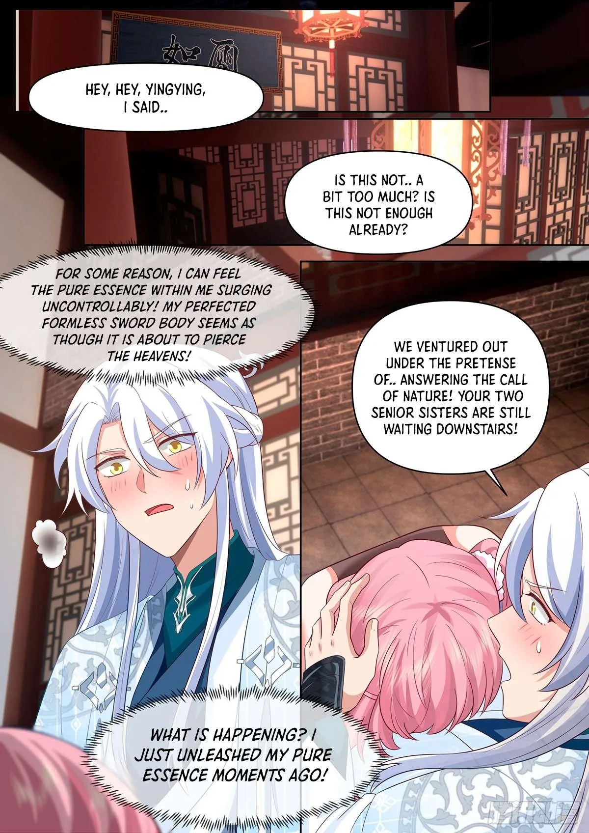 The Great Villain Senior Brother and All of His Yandere Junior Sisters Chapter 100 page 3