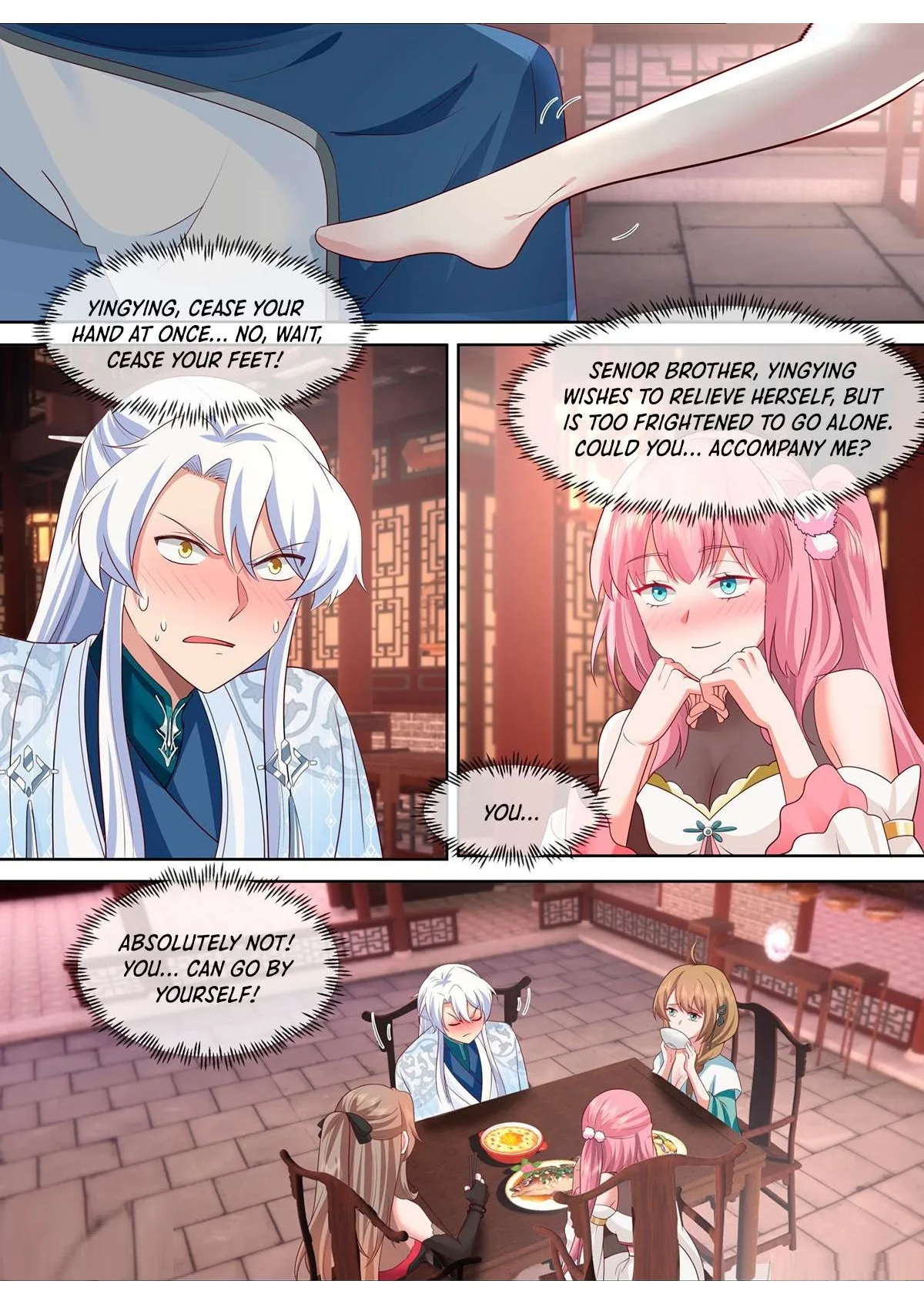 The Great Villain Senior Brother and All of His Yandere Junior Sisters Chapter 100 page 1