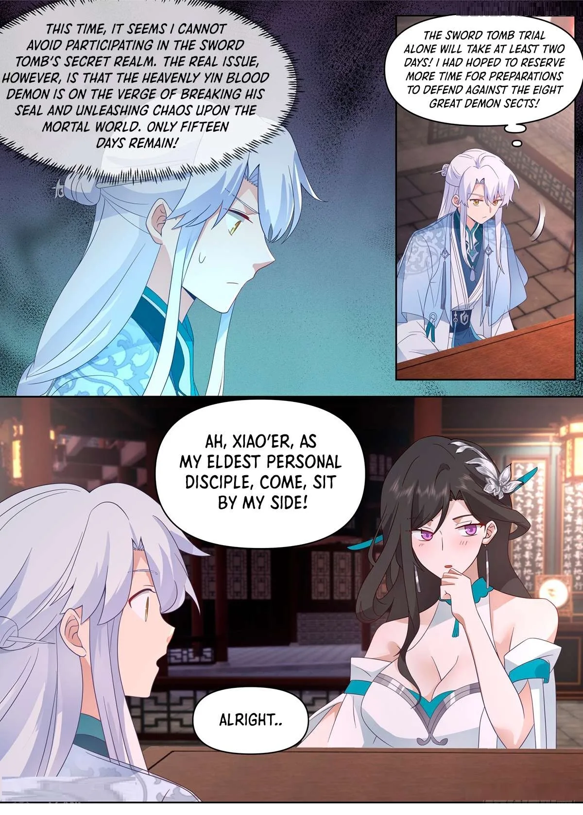 The Great Villain Senior Brother and All of His Yandere Junior Sisters Chapter 100 page 8