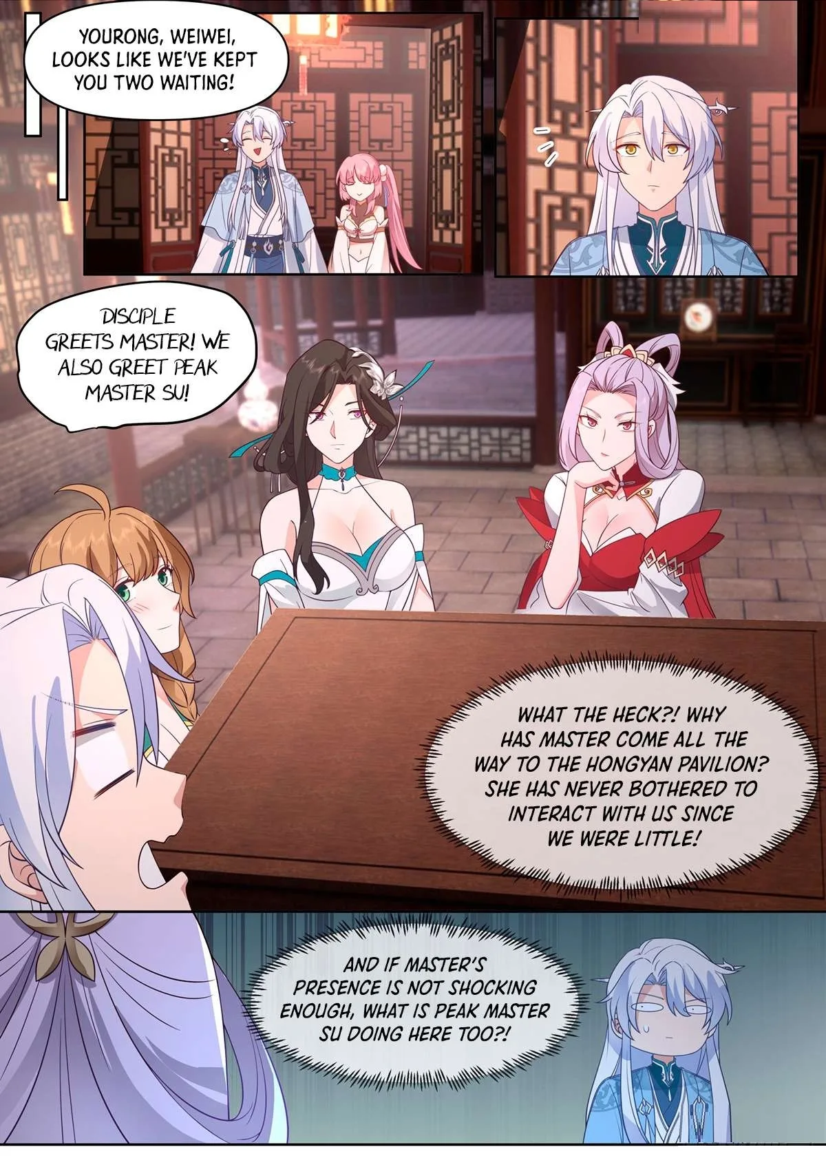 The Great Villain Senior Brother and All of His Yandere Junior Sisters Chapter 100 page 6